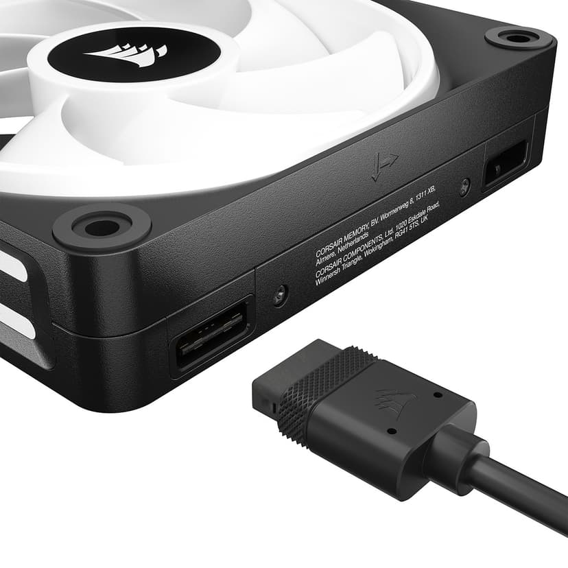 Corsair ICUE Link QX120 120MM MAG Dome RGB STRT KIT Ventilator Zwart