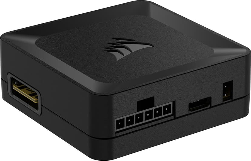 Corsair ICUE Link QX120 120MM MAG Dome RGB STRT KIT Ventilator Zwart