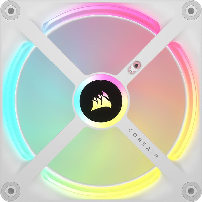 Corsair ICUE Link QX140 140MM MAG Dome RGB EXP KIT Fläkt Vit