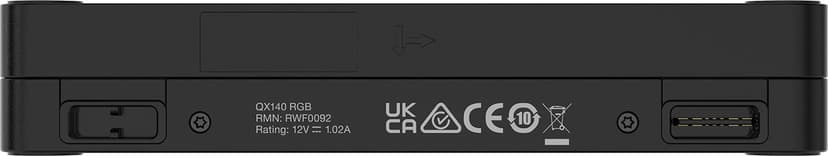 Corsair ICUE Link QX140 140MM MAG Dome RGB STRT KIT Fläkt Svart, Vit