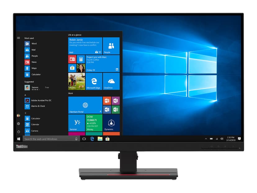 Lenovo ThinkVision T27Q-20 27" 2560 x 1440pixels IPS 16:9 60Hz