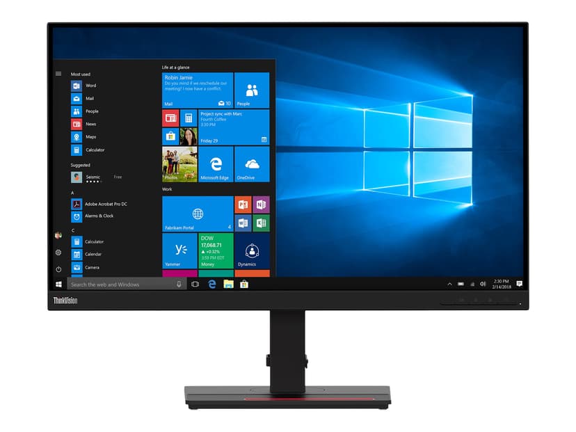 Lenovo ThinkVision T27Q-20 27" 2560 x 1440pixels IPS 16:9 60Hz