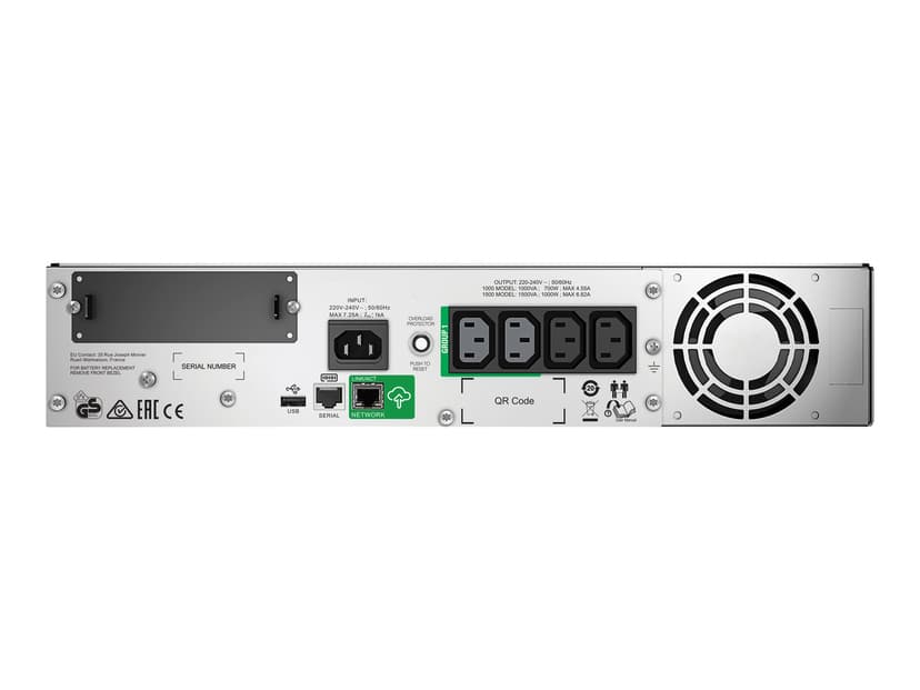 APC Smart-ups 1000va Lcd Rm 2u 230v With Smartconnect