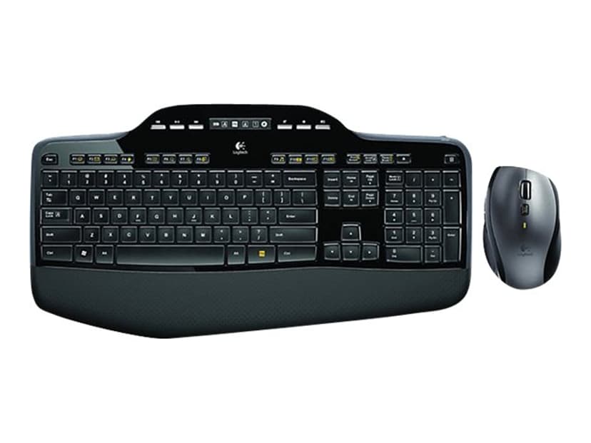 Logitech Wireless Desktop MK710 - tastatur og mus-sæt - US Trådløs US International