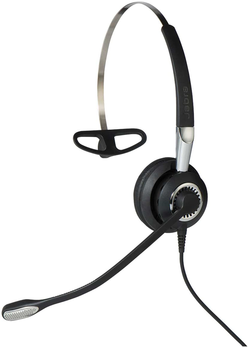 Jabra Biz 2400 II QD Mono UNC 3 In 1 Silver, Svart