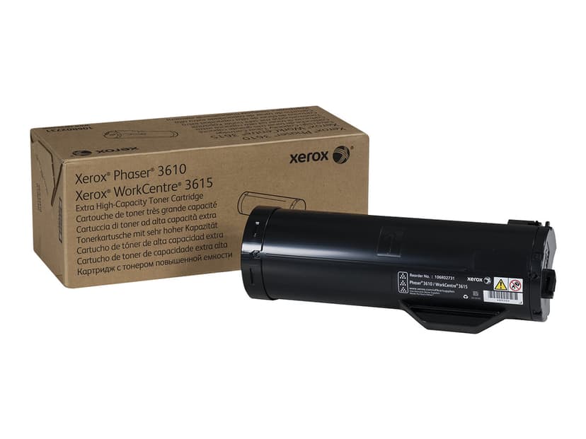 Xerox Toner Svart 25.3k - Phaser 3610/WC 3615