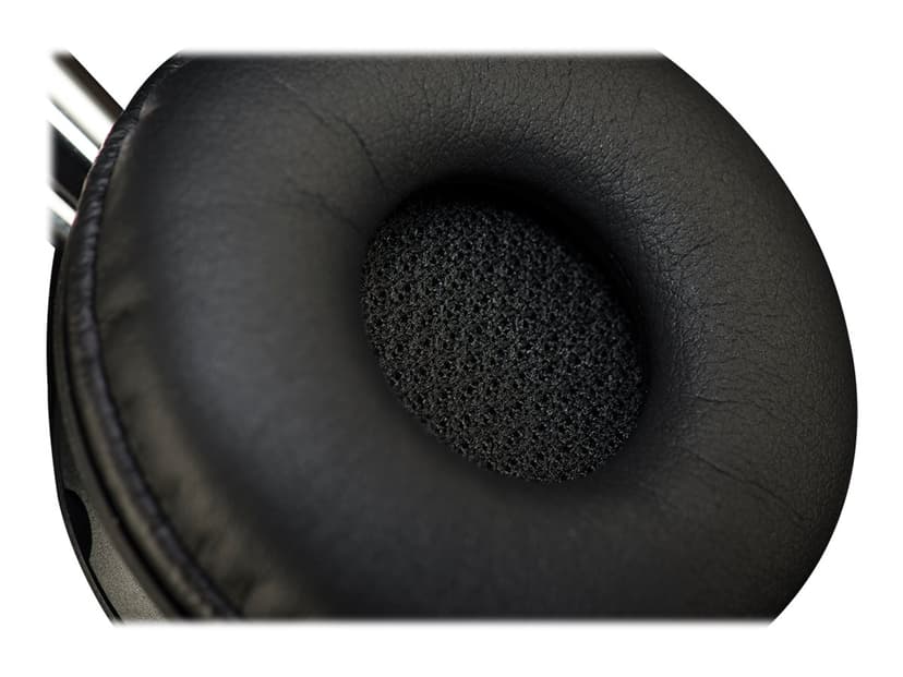 Jabra Biz 2400 II QD Duo UNC Hopea, Musta