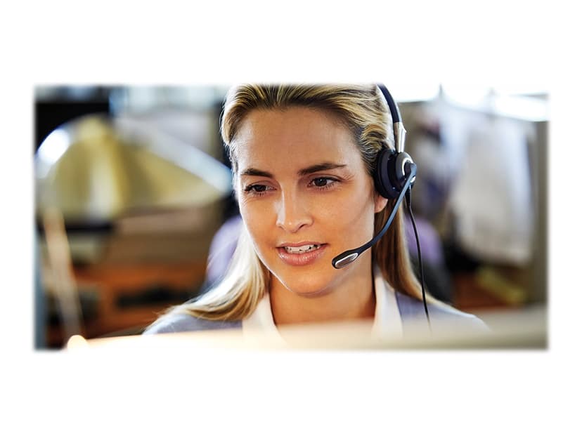 Jabra Biz 2400 II QD Mono NC 3 In 1 Silver, Svart