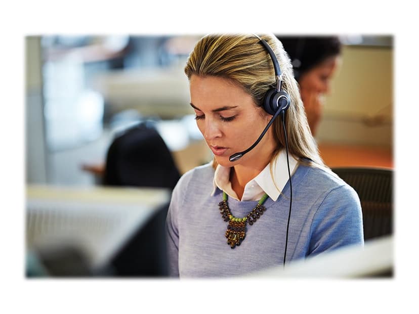 Jabra Biz 2400 II QD Mono NC 3 In 1 Silver, Svart