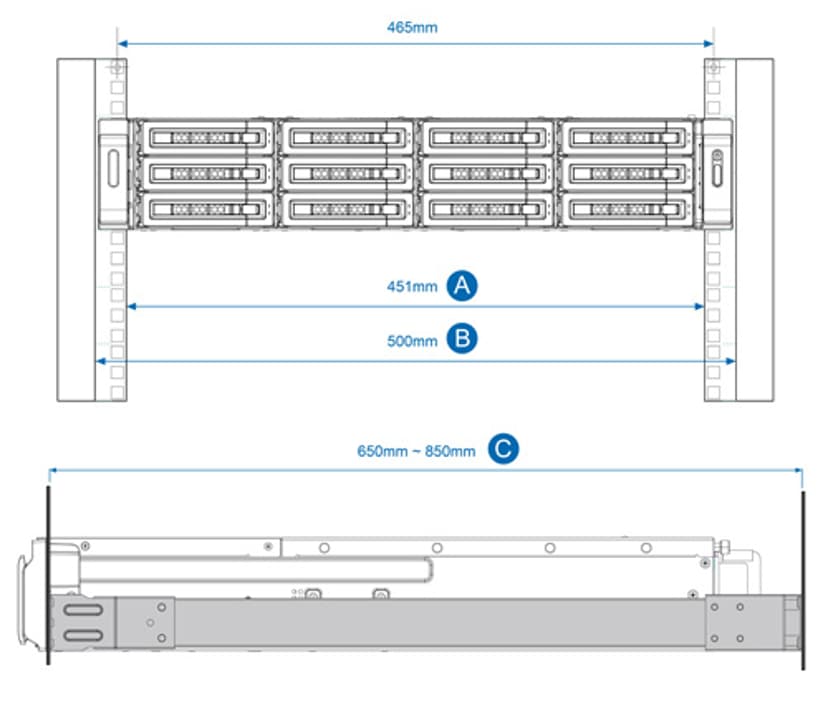 QNAP Rail-A03-57