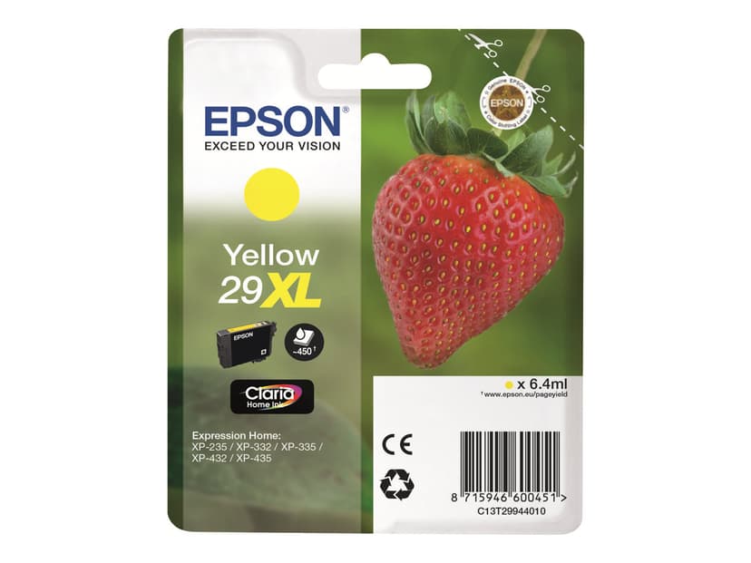 Epson Muste Keltainen 29XL Claria - XP-332