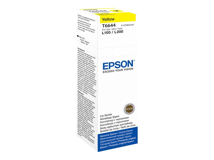 Epson Blæk Gul T6644 70ml - ET-2550/ET-4550
