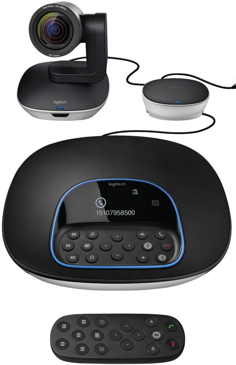 Logitech Group konferenskamera + 2 mikrofoner