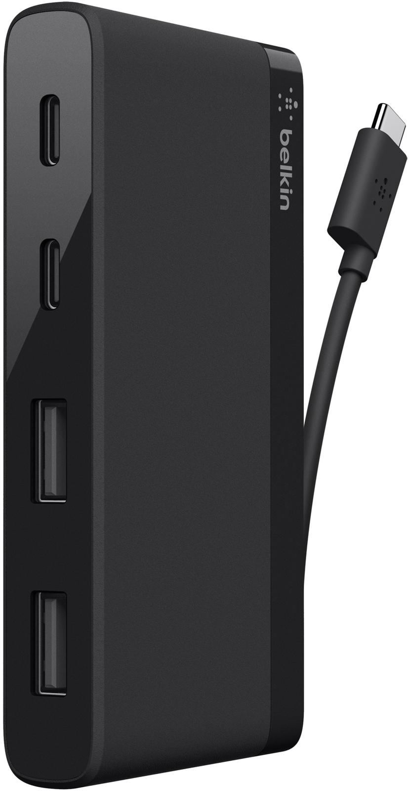 Belkin 4-Port USB-C Hub USB 3.0 (3.1 Gen 1) Type-C