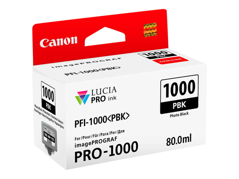 Canon Blekk Foto Svart PFI-1000 PBK - IPF-1000