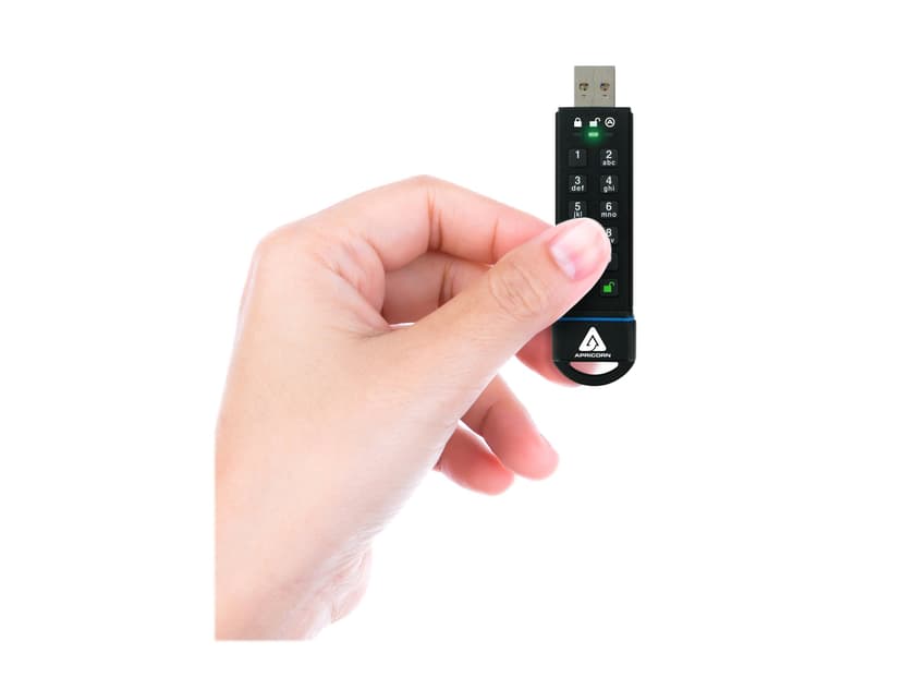 Apricorn Aegis Secure Key 3.0 30GB USB-A Svart
