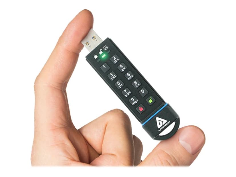 Apricorn Aegis Secure Key 3.0 30GB USB-A Svart