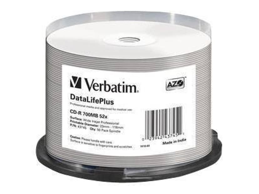Verbatim DataLifePlus CD-R 700MB 50pc(s)