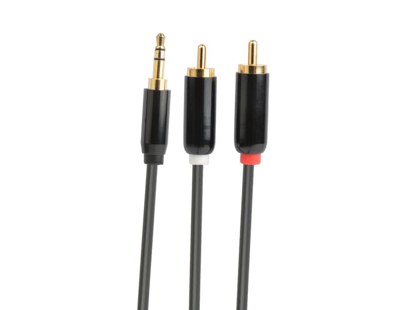 Prokord Audiokabel 0.5m 3,5mm 2 x RCA