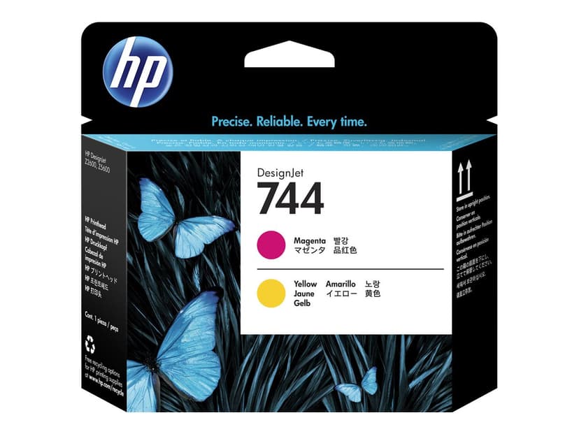HP Skrivarhuvud No.744 Magenta & Gul - Z2600/Z5600