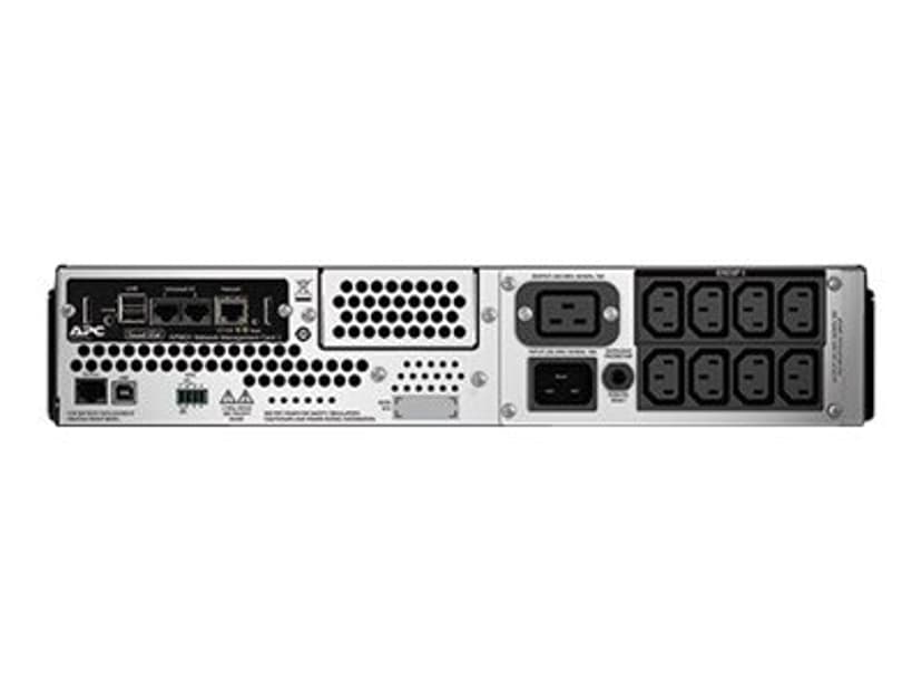 APC Smart-UPS SMT3000RMI2UNC - 8x C13, 1x C19, USB, Rackmount 2U, NMC, 3000VA