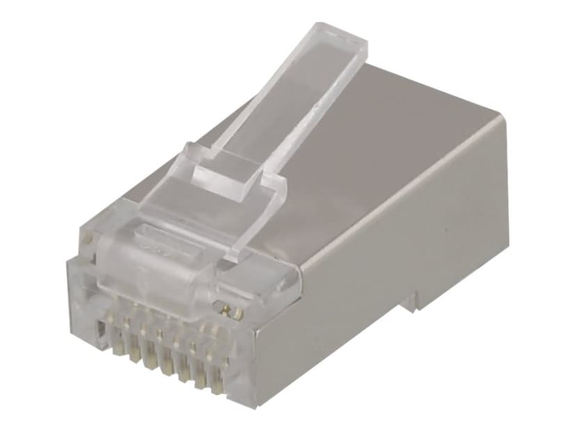Deltaco Kontaktdon CAT6 STP RJ45 20-pack