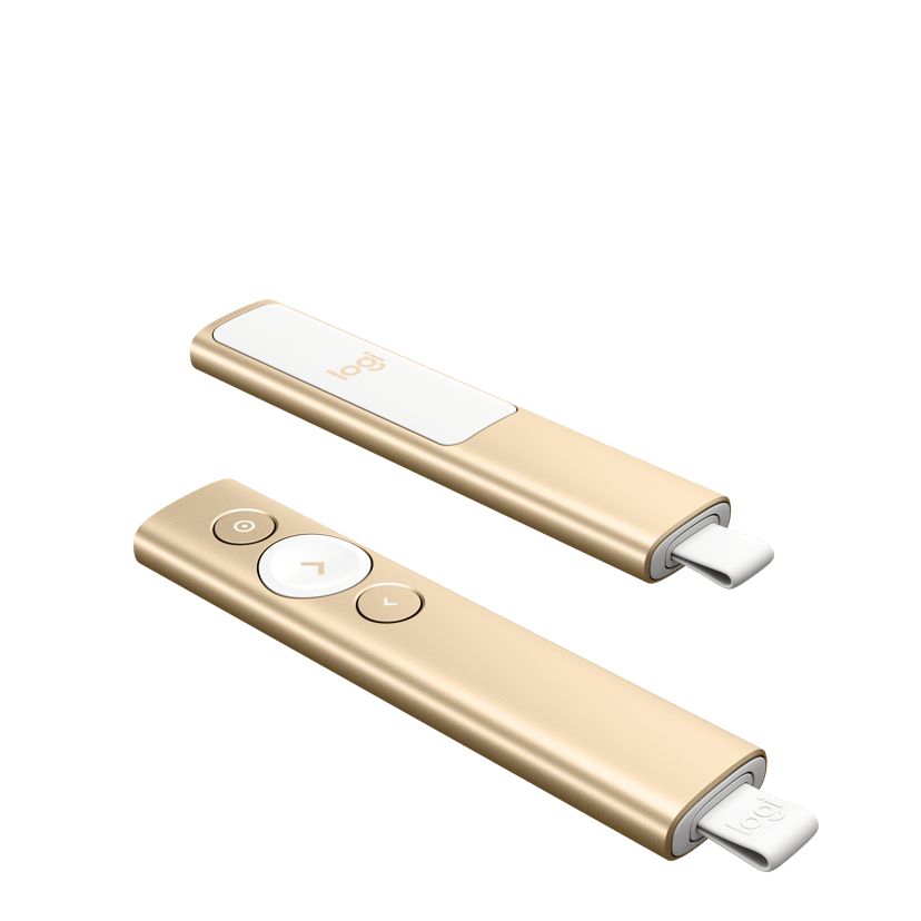 Logitech Spotlight-fjernbetjening - Guld
