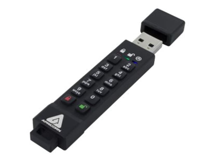 Apricorn Aegis Secure Key 3Z 64GB USB-A Svart