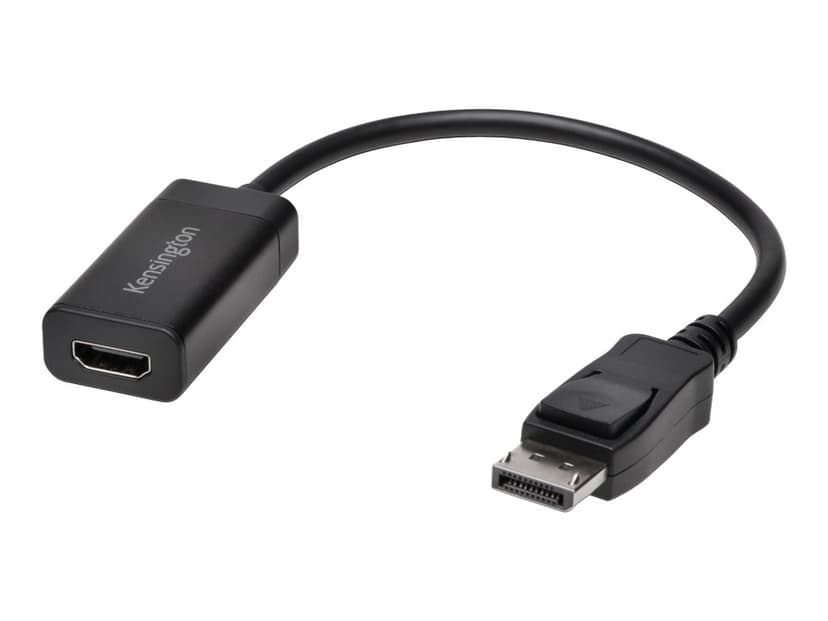 Kensington VP4000 4K Video Adapter DisplayPort 1.2 HDMI Musta