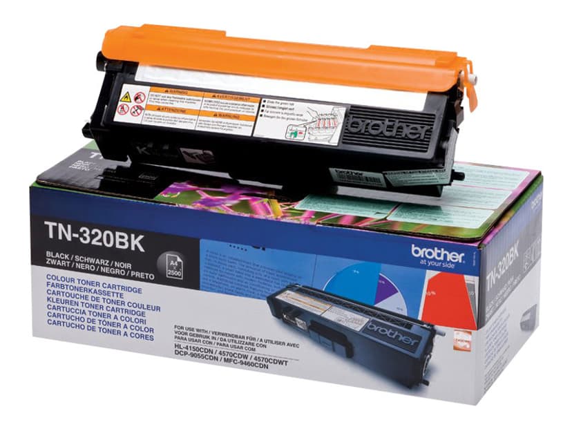 Brother Toner Sort TN-320BK 2.5k - HL-4150/4570