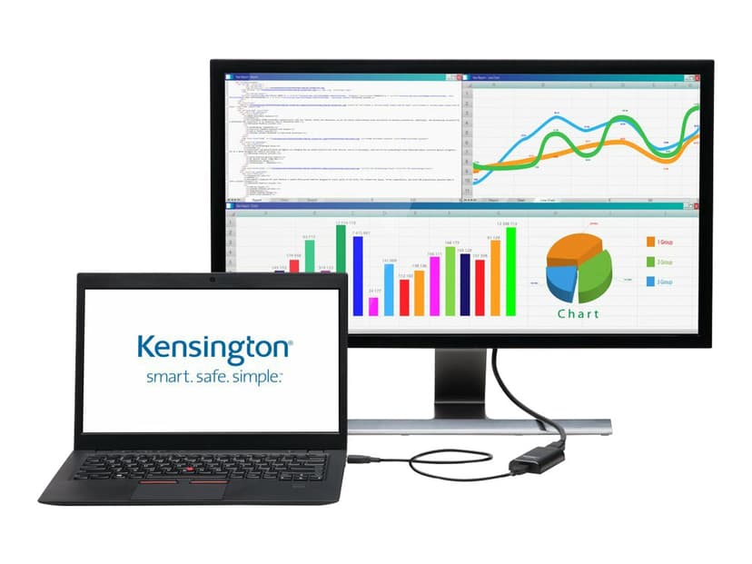 Kensington VU4000 4K Video Adapter ekstern videoadapter