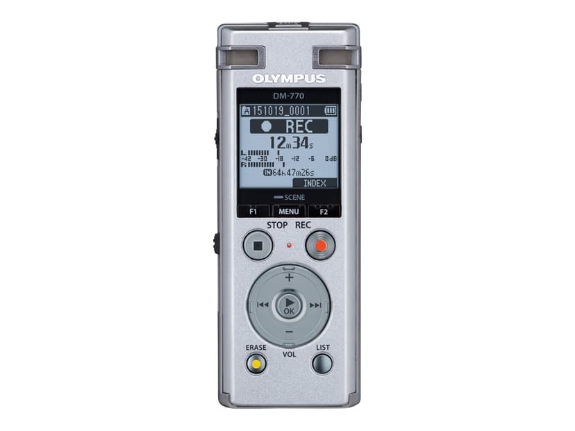 Olympus DM-770 Inkl NiMh Batteri + Väska/Strap/USB Kabel