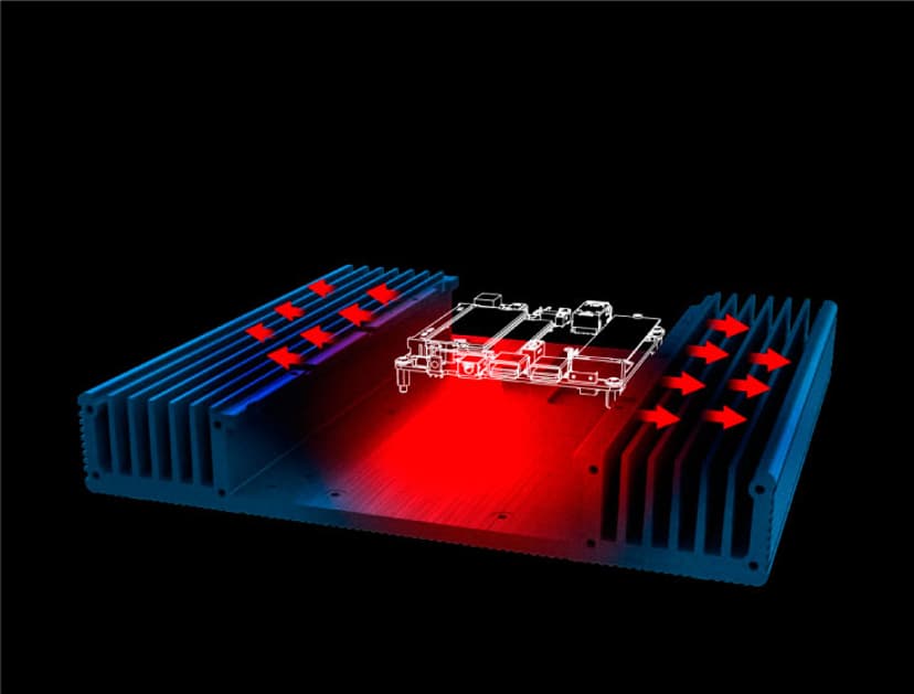 Akasa Plato X7 Fanless for NUC Small Form Factor (SFF) Sort