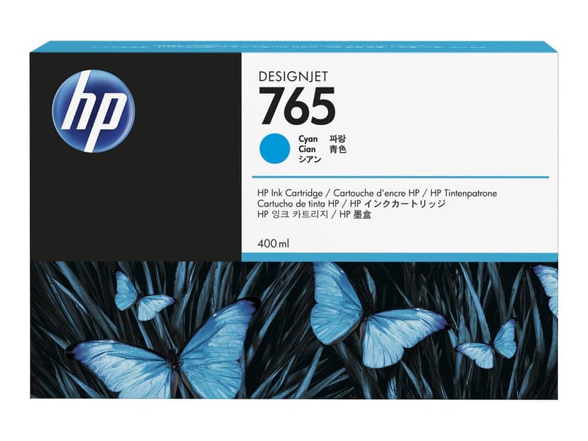 HP Muste Syaani 765 400ml - T7200