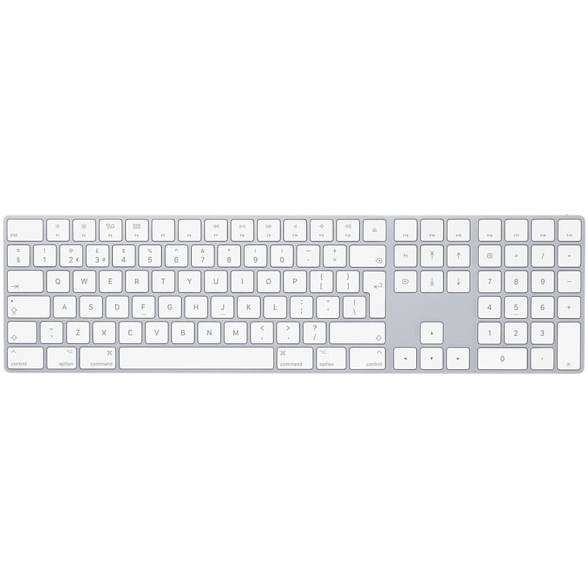 Apple Magic Keyboard with NumPad Kabel & Trådlös Svenska, Finska