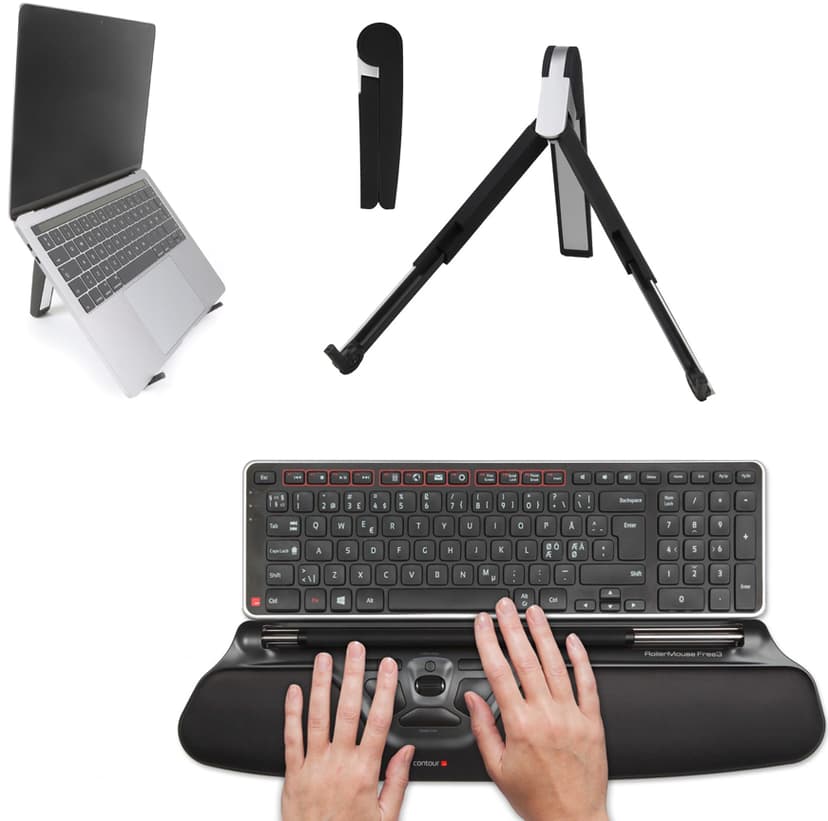 Contour Design Ergonomic Laptop Kit Free3 Wireless