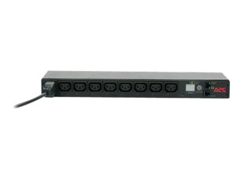 APC AP7921B tehonjakeluyksikkö 8 AC-pistorasia(a) 0U/1U musta