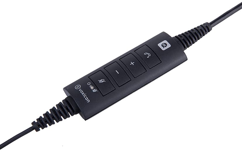 Voxicon UC610 Duo Noise Cancelling USB Type-A Svart