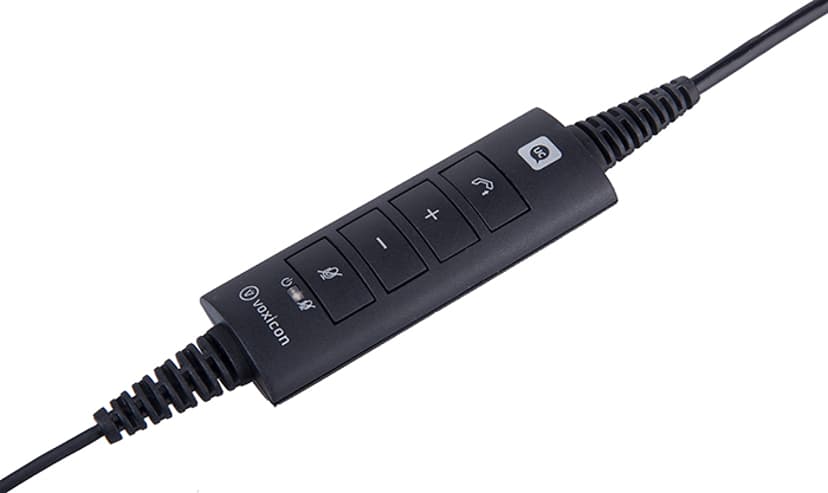 Voxicon U200 Duo Noise Cancelling Stereo USB-A Svart