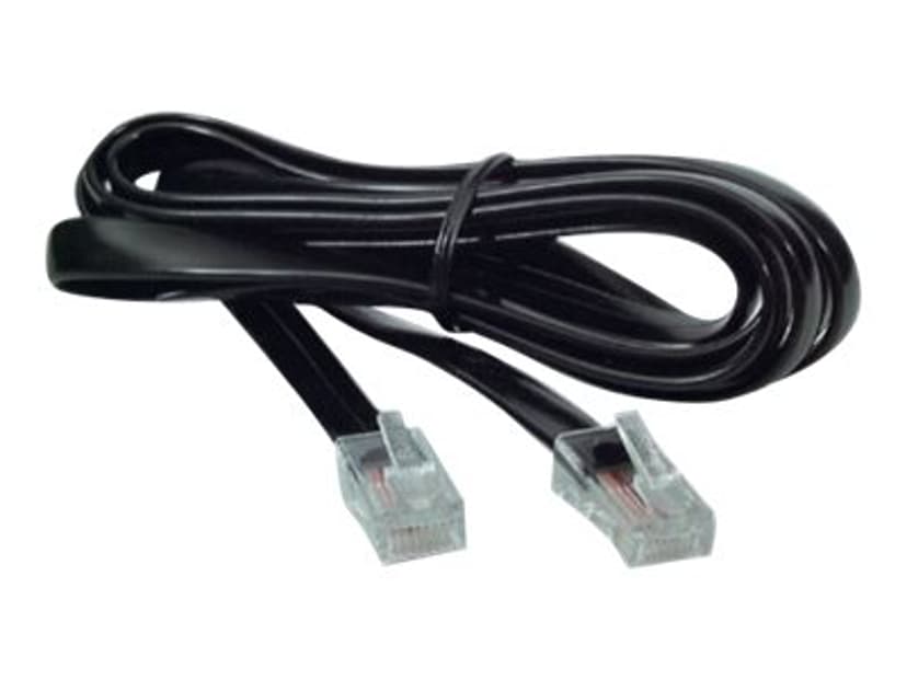 Microconnect RJ 12 - RJ45 m-m 3m - Black 3m RJ12 RJ45