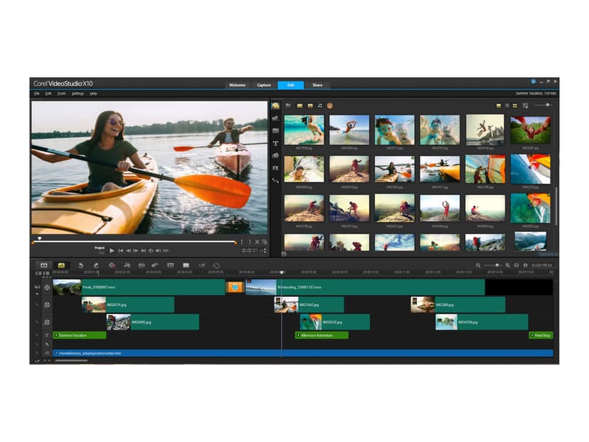 Corel Videostudio Pro X10 Windows, englantilainen ESD