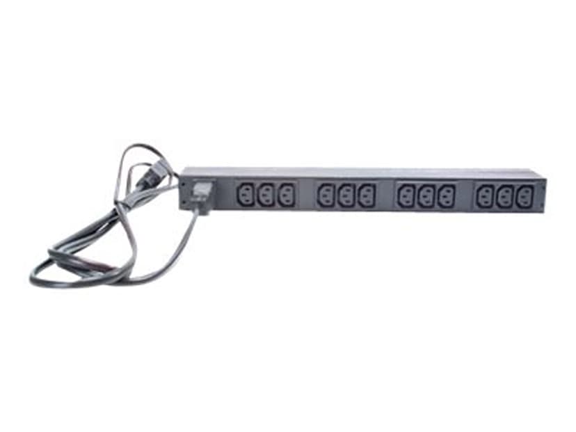 APC Rack PDU AP9565, Basic, 0U/1U, 16A, 230V, (12x) C13, C20 stekker