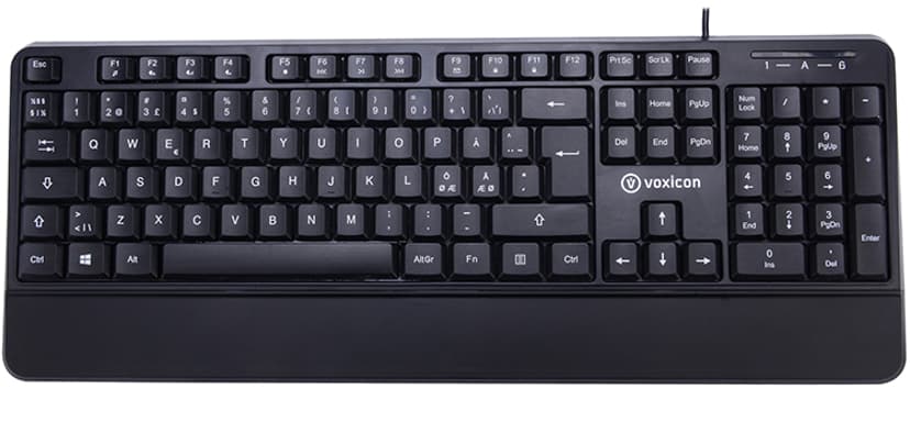 Voxicon Näppäimistö Office 201W Langallinen Pohjoismainen