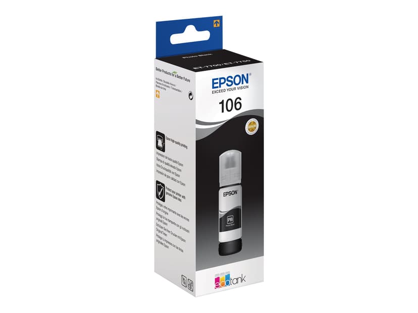 Epson Bläck Foto Svart 106 - ET-7750