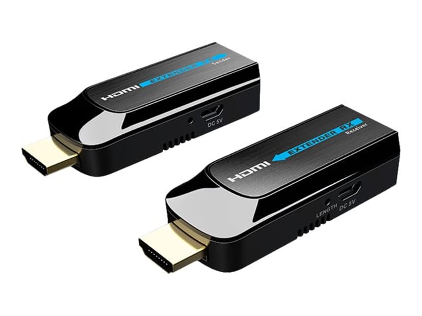 Deltaco HDMI Extender Over IP Black