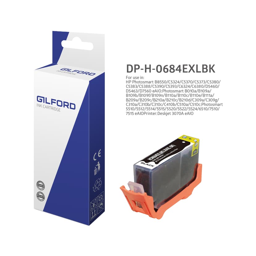 Gilford Blekk Svart 364Xl, 550 Sidor - Cn684ee