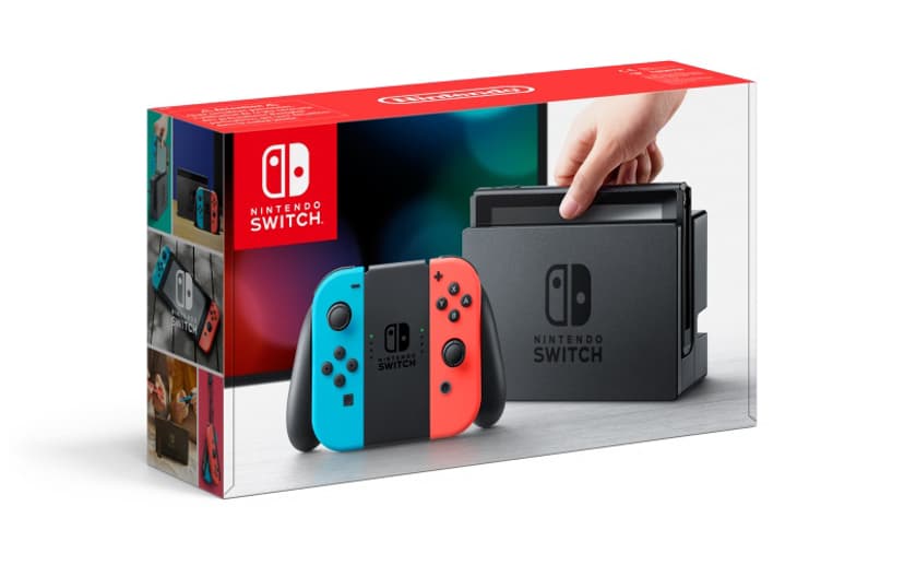 Nintendo Switch - Neon rød/blå (210002)