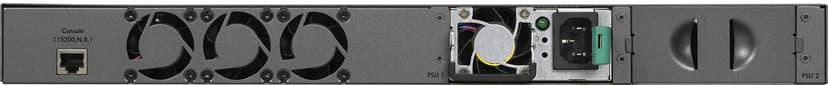 Netgear M4300-28G-PoE+ Administreret L2/L3/L4 10G Ethernet (100/1000/10000) Strøm over Ethernet (PoE) 1U Sort