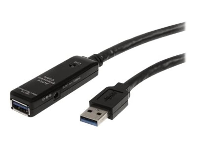 Startech 10m USB 3.0 Active Extension Cable 10m USB-A USB-A Svart
