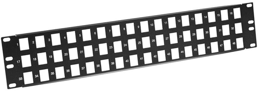 Direktronik Patchpanel Svart 1U